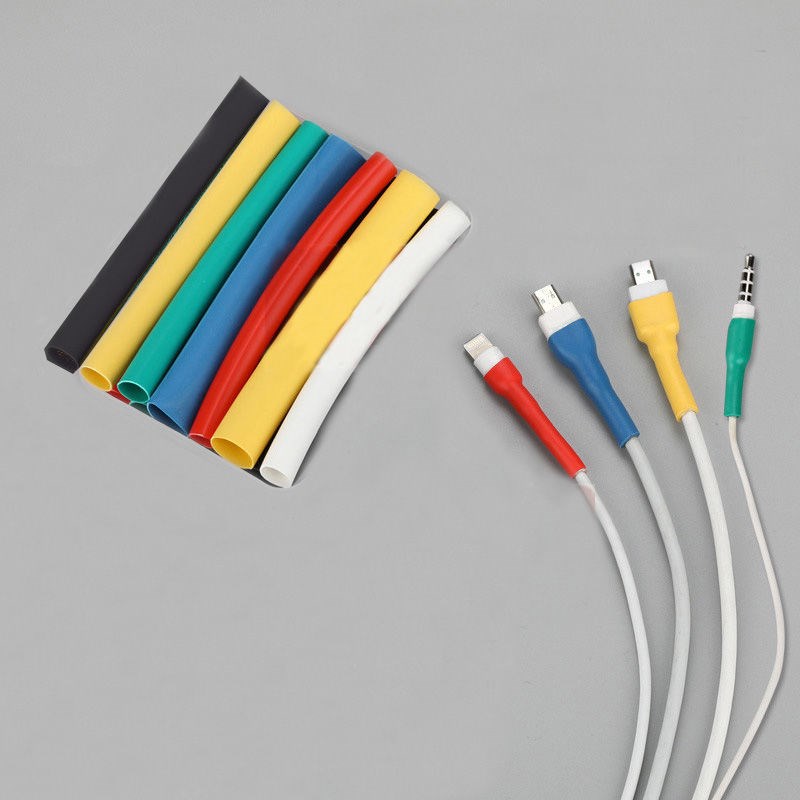 Mobile phone charging data wire ear machine line maintenance wiring wire domestic heat-shrink pipe insulation protection pipe sleeve heat-shrink pipe