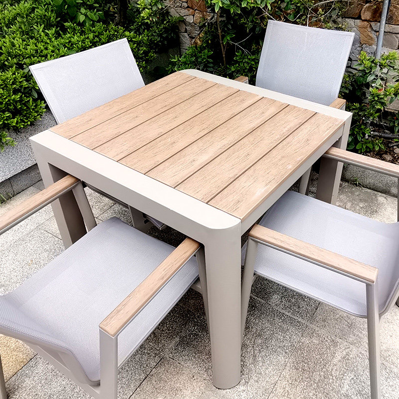 Outdoor table and chairs Combined modern minimalist Courtyard Villa Garden Outdoor Open-air Balcony Waterproof sunscreen Leisure and chairs