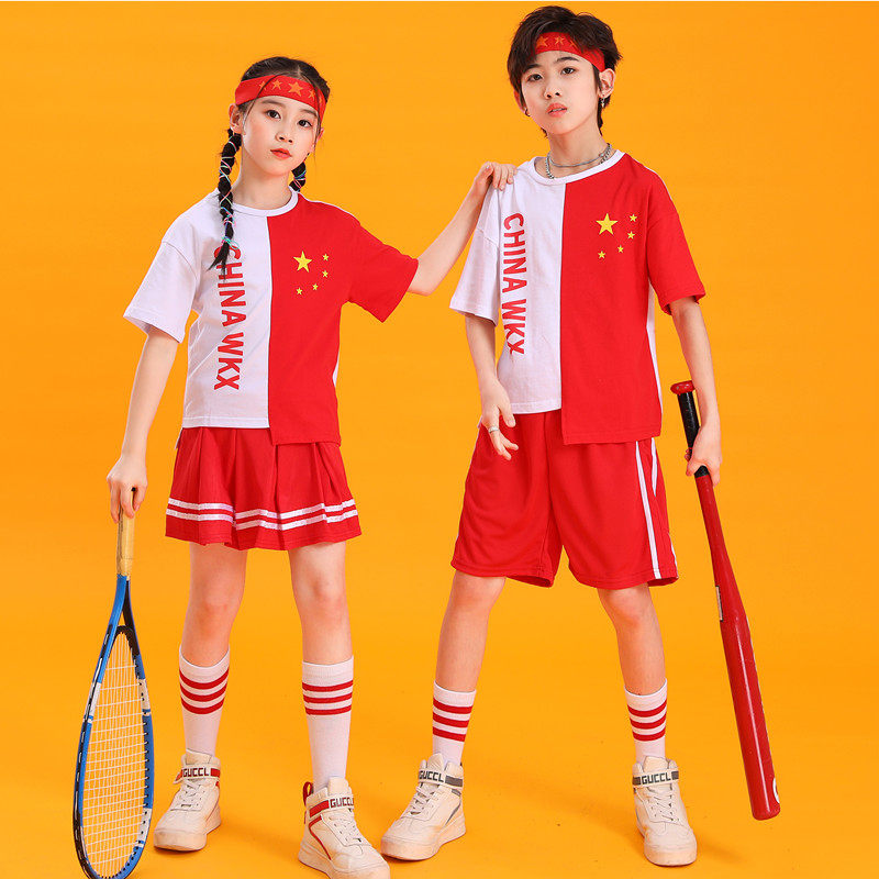 Primary and secondary school students' June 1 performance clothes kindergarten cheerleading performance clothes children's chorus clothes jazz dance clothes