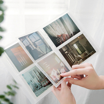 Photo album couples transparent storage book three inches five inches six inches seven inch photo album simple commemorative storage book