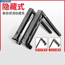 Folding shoe stool wall-mounted foyer hidden porch wearing shoe stool modern minimalist retractable bathroom stool wall chair