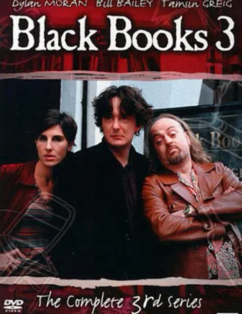 English Drama Breke Bookstore Third Season Black Books 1-3 Season Black Book British Propaganda Painting