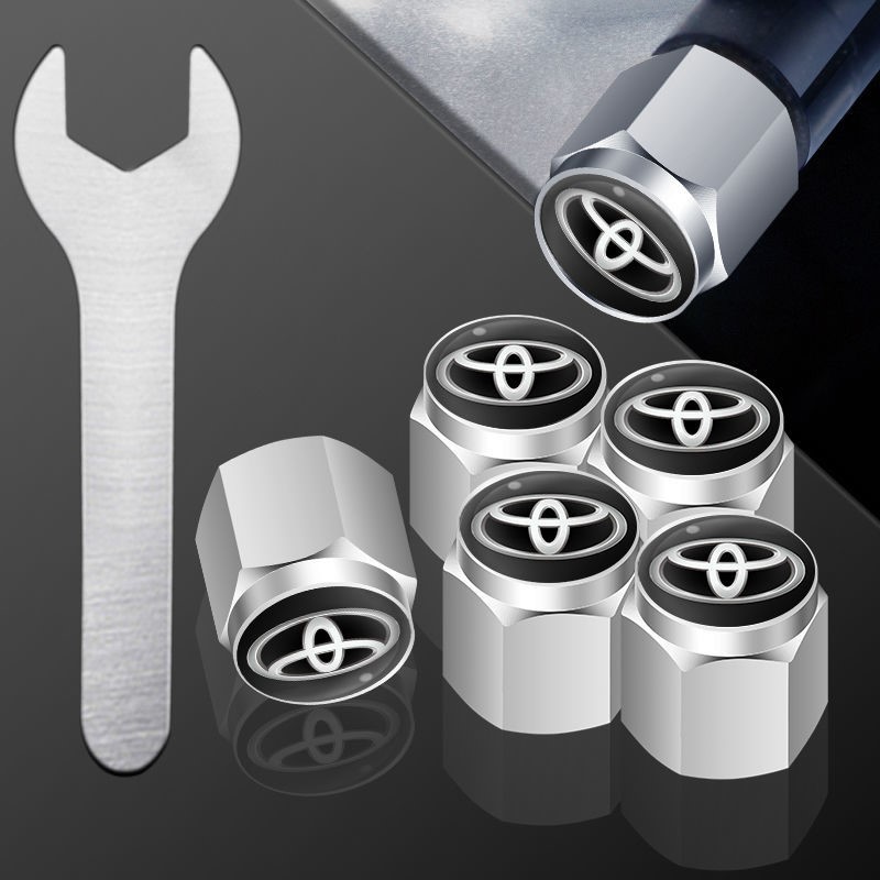 Toyota car tire valve cap decoration REIZRAV4Corolla Lei Ling CAMRY dazzle valve core cover