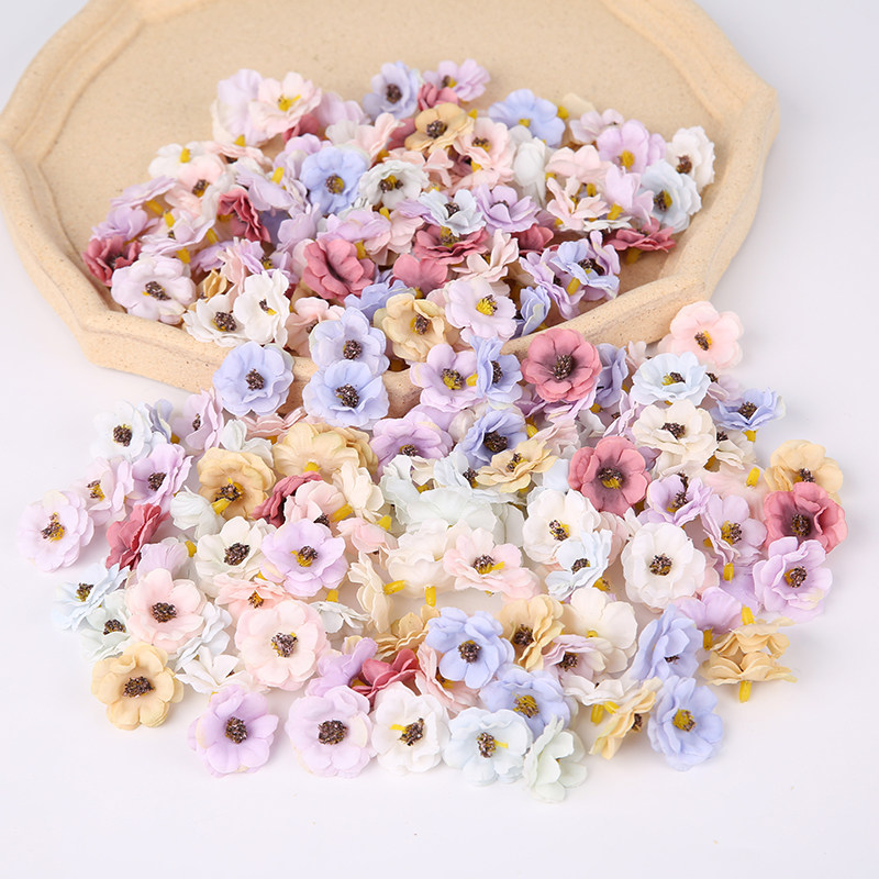 Simulation Flowers Mini Daisy Silk Flowers Fake Flowers Diy Hand Flower Ring Materials Wedding Photo Decoration Flowers-Taobao