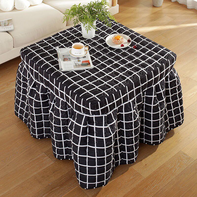  Thickened Baking Fire Covered Double Sided Plus Suede Square Flannel Quilt Winter Heating Electric Stove Hood New Grill 