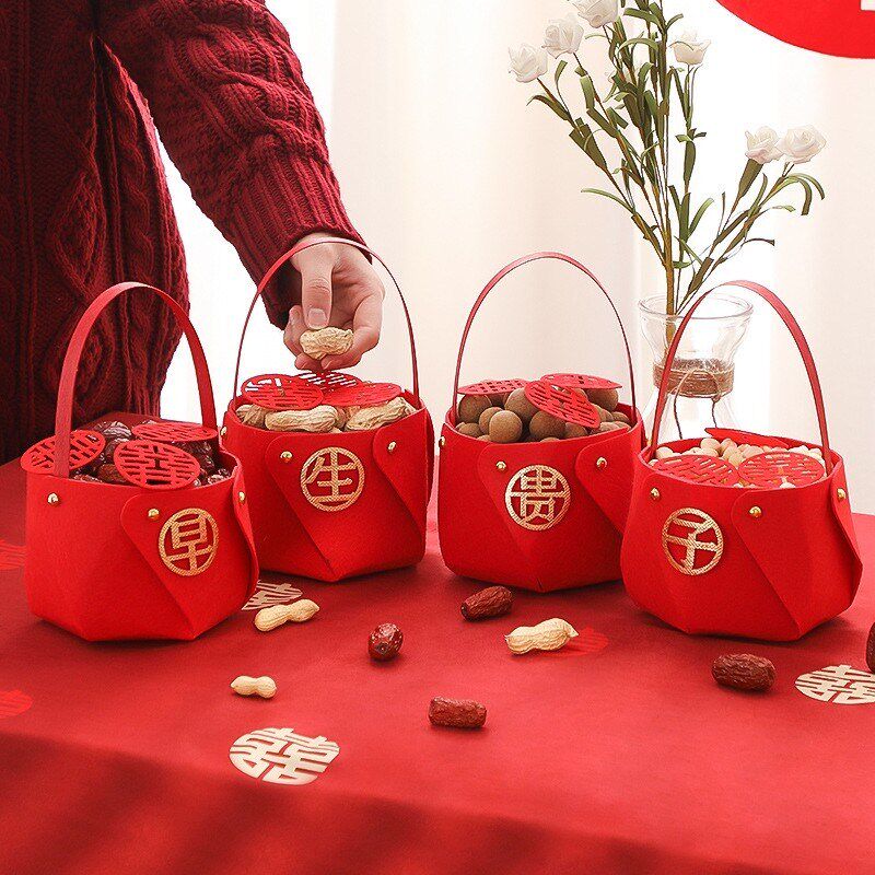 Early Birth Ribbon Die Die Engagement Room Married Basket Bed Pressure Bed Set