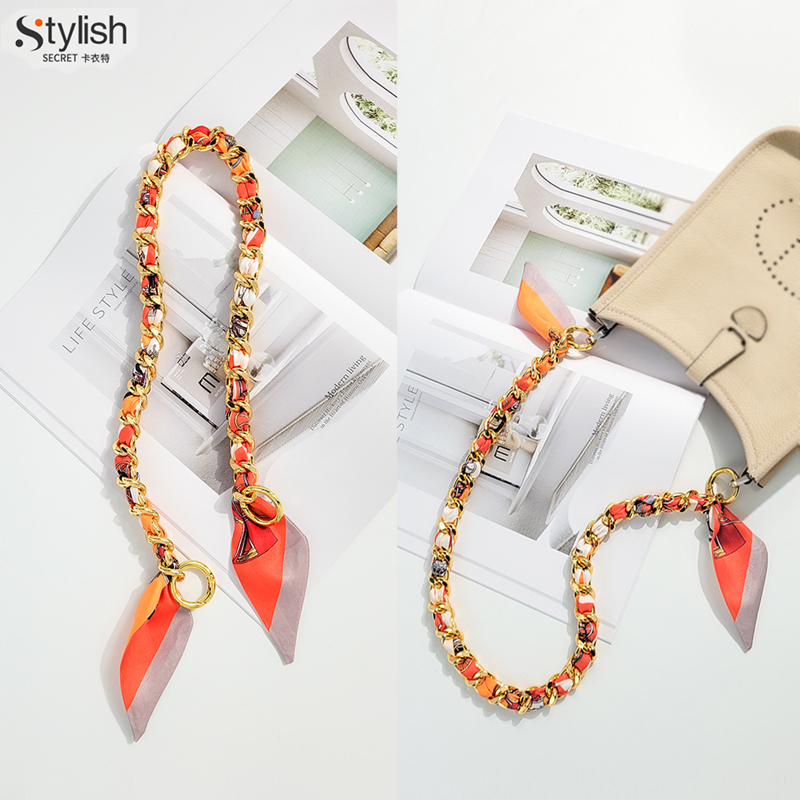 Bag Scarf Chain Underarm Shoulder Strap Evelyne Handbag Strap Suitable for Hermes Evelyne Bag Scarf Chain Underarm Shoulder Strap Evelyne Handbag Strap Suitable for Hermes Evelyne