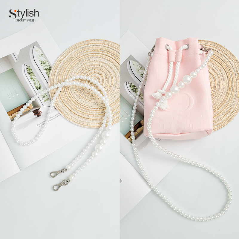 Suitable for Dior Makeup Bag Transformation into a Chain Bag, Pearl Handbag, Crossbody Drawstring Bag, and Buckle Accessories Suitable for Dior Makeup Bag Transformation into a Chain Bag, Pearl Handbag, Crossbody Drawstring Bag, and Buckle Accessories