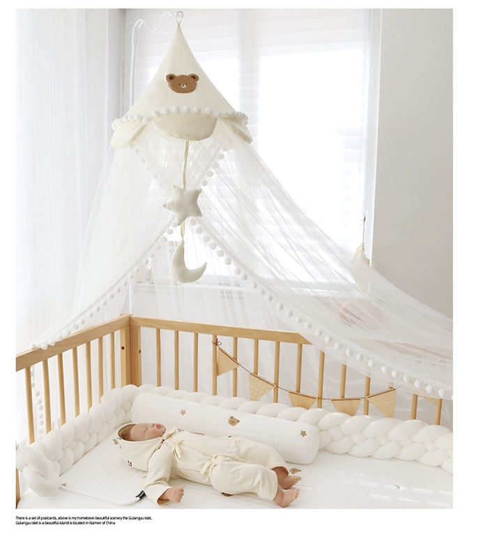 Giường Cho Bé Màn Chống Muỗi Full Cover Đa Năng Trẻ Em Nối Giường Đặc Biệt Cho Bé Phong Cách Công Chúa Tầng Chống Muỗi Màn Giường