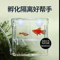 Fish Tank Segregation Bin Mini Parrot Fish Breeding Isolated Case Mother Fish Breeding Isolated Case Spawning and Hatching House Small Fish