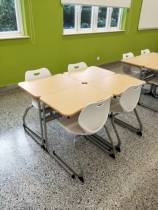 Factory direct sales of school desks and chairs writing desks and chairs for primary and secondary school students tutoring training class tables and chairs home desks