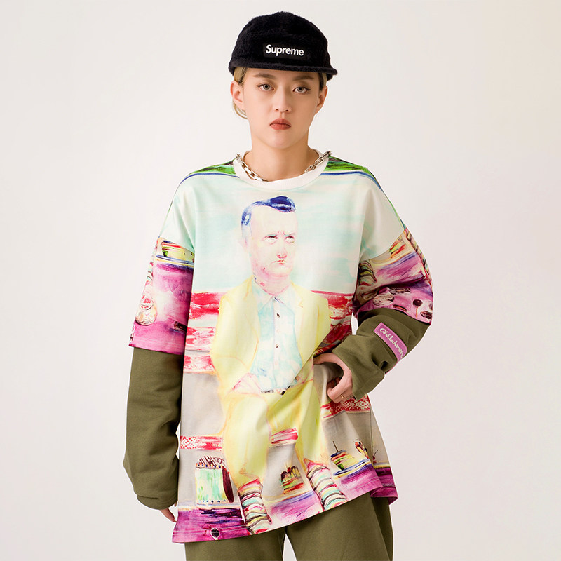 Children Nan original design joint famous shoulder shoulder shoulder shoulder leave two new waves of Agan coat