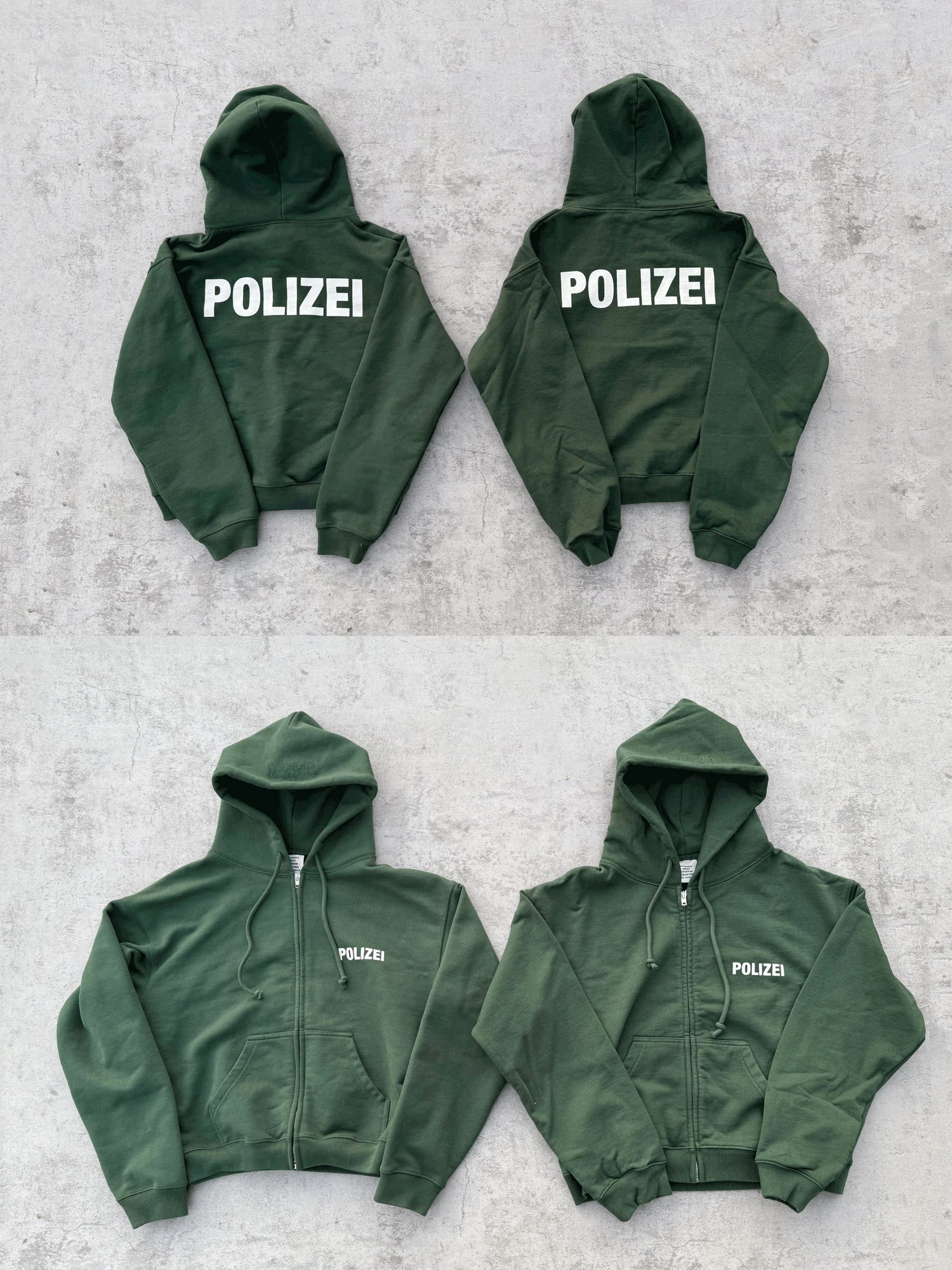 Vetements Polizei Zip-up