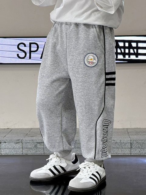 Boys' Pants Spring and Autumn Style Children's Sports Pants 2026 New Cool Boy Spring Fashionable Sweatpants Casual Long Pants