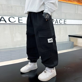 Boys' Cargo Pants, Spring and Autumn 2025 New Style, Cool and Stylish Korean Casual Pants for Little Boys, Children's Autumn Pants