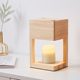 Nordic solid wood scented melt wax lamp, dimmable timer candle melt lamp, Japanese log scent melt wax lamp, night light