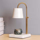 Retro Wax Melting Lamp, Liftable Flameless Aromatherapy Lamp, Bedroom Bedside Lamp, Scented Candle Melting Lamp, Marble Candle Melting Lamp