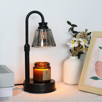 Retro Mini Wax Melting Lamp, Adjustable Height, Timed, Flameless Candle Heater, Bedroom Aromatherapy Table Lamp, Ambient Night Light