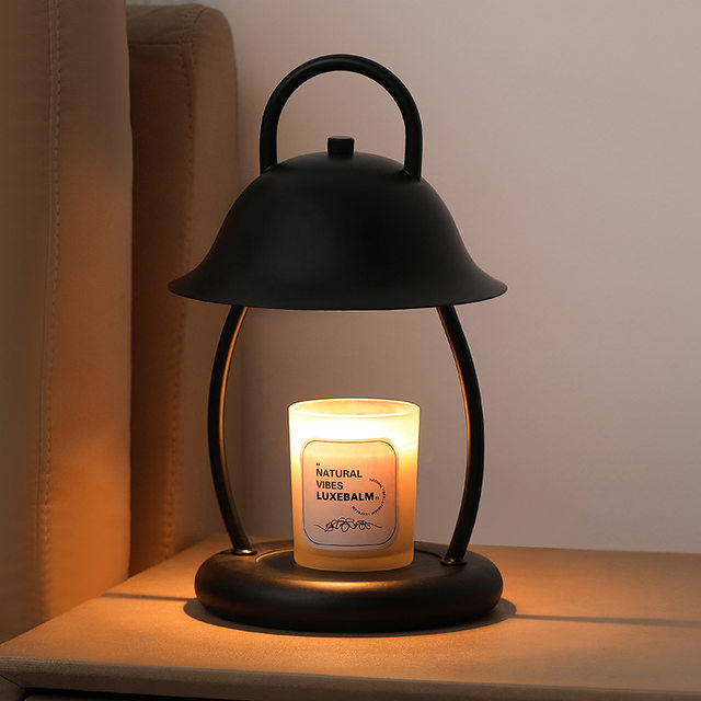 American Retro Aromatherapy Wax Melting Lamp, Timed Flameless Candle Lamp Heater, Bedroom Atmosphere Table Lamp, Candle Melting Lamp, Night Light