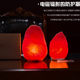 Himalayan Salt Lamp Pigeon Blood Red Feng Shui Table Lamp Bedroom Living Room Bathroom Natural Rose Crystal Night Light