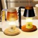 Simple aromatherapy candle wax lamp can be raised and lowered, timing candle lamp, bedroom sleep aid atmosphere lamp, table lamp, melt candle lamp, night light