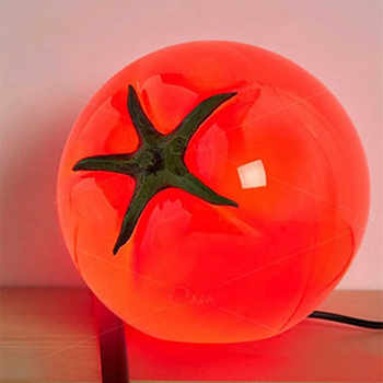 Tomato Is Ripe Table Lamp Tomato Creative Decorative Ornament Cute Girl Gift Bedroom Bedside Atmosphere Night Light