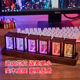 Rgb Pseudo-Nixie Tube Clock Creative Digital Internet-Famous Nixie Clock Desktop Ornament DIY Kit Alarm Clock