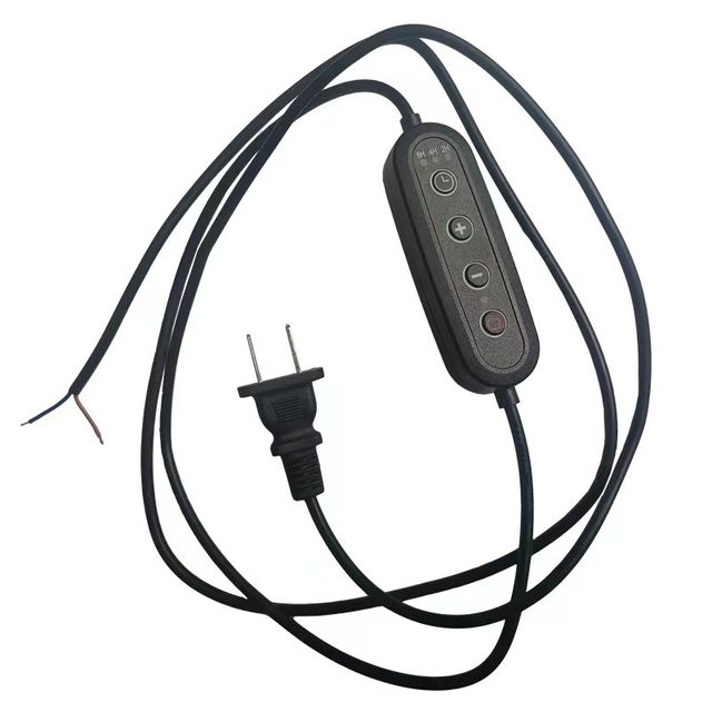 Wax Melting Lamp Table Lamp with Timer Dimmer Switch Light Cord DIY Accessories 110V 220V National Standard Uk Standard Us Standard Plug