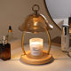 American Retro Aromatherapy Wax Melting Lamp, Timed Flameless Candle Lamp Heater, Bedroom Atmosphere Table Lamp, Candle Melting Lamp, Night Light