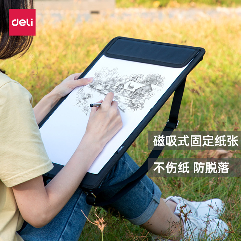 Able Drawing Board Sketch Sketching Raw 4k Picture Clip Drawing Bag Children Beginner Suit Outdoor Portable Containing Waterproof Speed Writing Board 8k Can Fold Fine Arts Students Special Art Exam