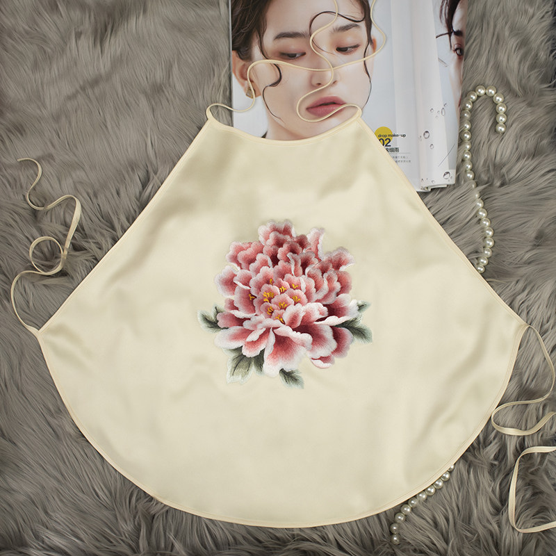 Embroidered belted embroidered palace flowers hollowed-out pyjamas seductive silk Spice Lingerie Sexy Harness