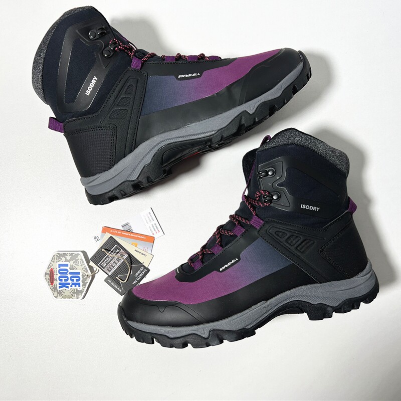 Cold resistance - 20° UK tail single outdoor waterproof 3M plus heating New Shirley Snow Snow anti - slippery hiking shoes