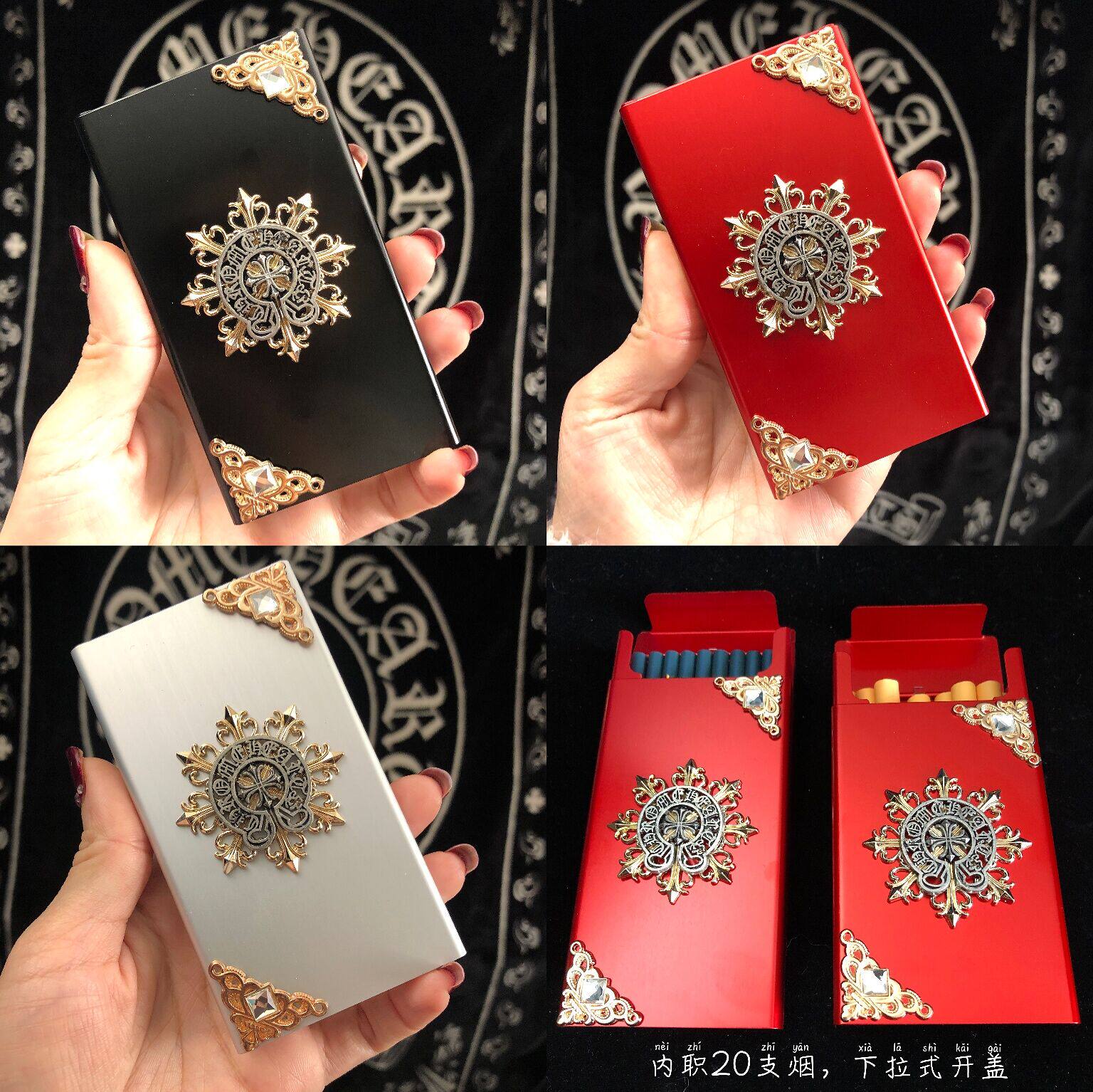 Small Branch Thin Branches Smoke Box Men Slim and Small Portable Personality Chauer Girls Fine Only Tobacco Box Network Red Ideas Eurostyle