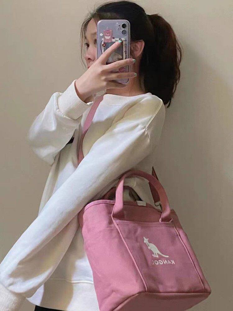 Мода холст kangol versatile large capacity canvas bag handbag tote bag OTHER
