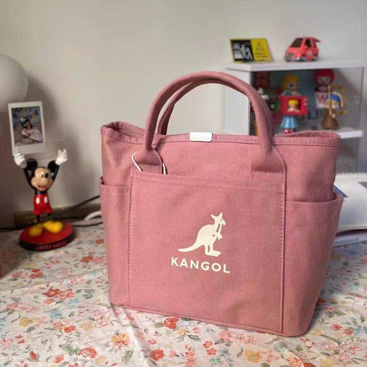 Мода холст kangol versatile large capacity canvas bag handbag tote bag OTHER