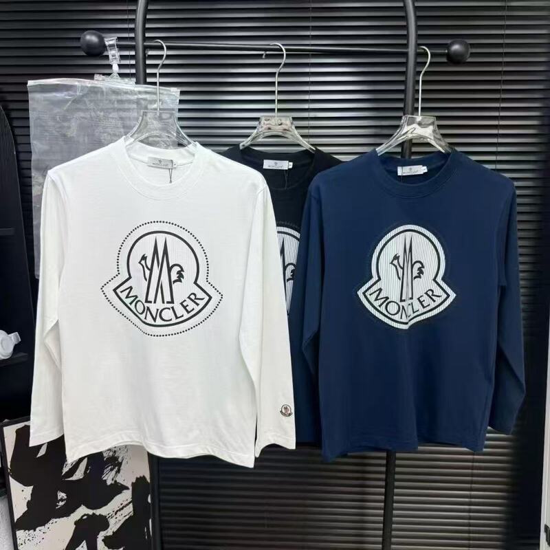 2026 Spring and Autumn Trendy Letter Print Long Sleeve T-Shirt for Men and Women, Loose Fit Round Neck Versatile Top Base Shirt 2026 Spring and Autumn Trendy Letter Print Long Sleeve T-Shirt for Men and Women, Loose Fit Round Neck Versatile Top Base Shirt