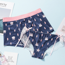 2-pack couple underwear sex confused summer cute men and women passionate lingerie couple pair lace suit