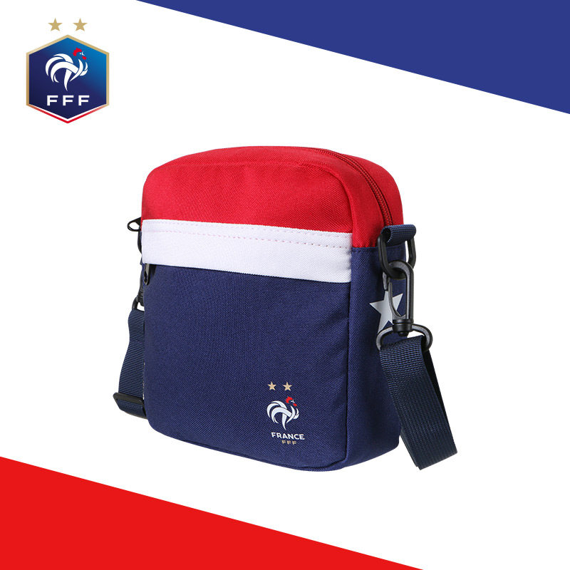 FFF French football team France imports the World Cup France classic match colours three-color single shoulder satchel