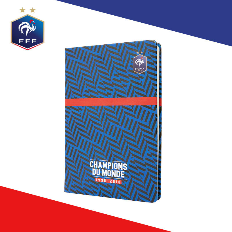 2022 World Cup FFF France National Football Team Fans Perimeter Champion Theme Undermark Notebook