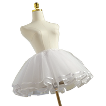35cm bustle Lolita Lolita slightly violent short daily COS skirt mesh tutu skirt 3 layers of organza