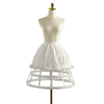 45CM skirt support fish bone support birdcage skeleton violent lolita Lolita summer bell-shaped A-shaped hard support adjustable 4 turns