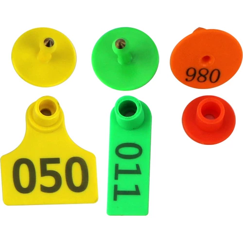 Звери для сельскохозяйственных ячейки для свиноводства с ушными ушными ушными быками, ушными ушными вывесками для крупного рогатого скота