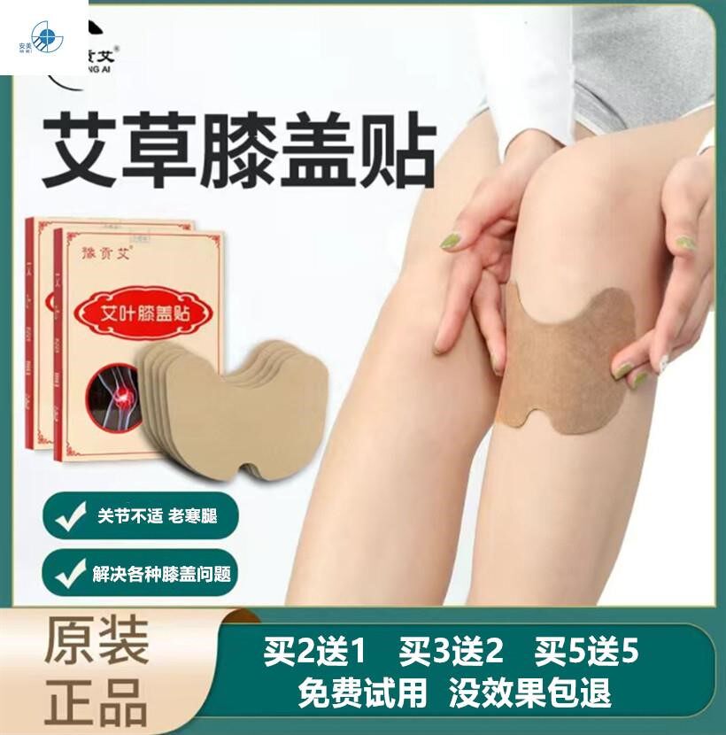 24 paste wort leaves knee paste fever joint waist and leg pain stick knee old cold leg to dampness Qi moxibustion cervical stick