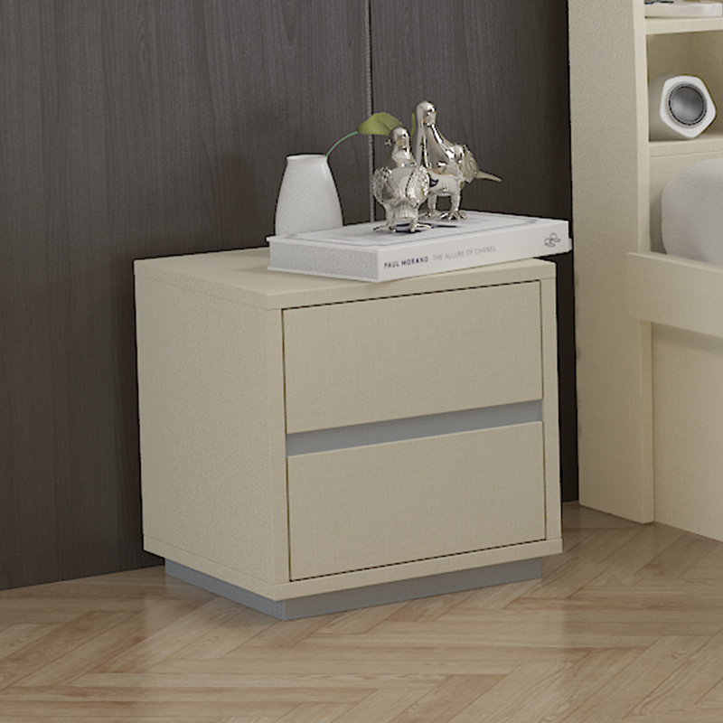 Simple bedside table primary and secondary bedroom furniture modern bedside white storage storage cabinet