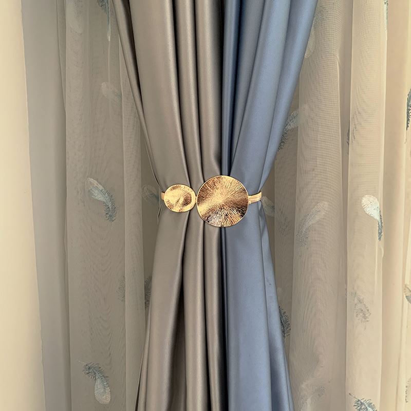 Curtains with light luxury high - grade 2021 new magnetic fastener tied beam decorative accessories small accessories