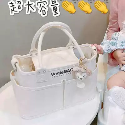 Go out side portable with Hand bag mother out with baby bag mother baby Light super light tide mother