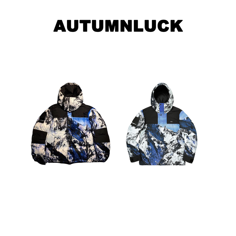 Al Correct Version 17Fw Mountain Jacket Snow Mountain down Jacket Outdoor Waterproof Jacket