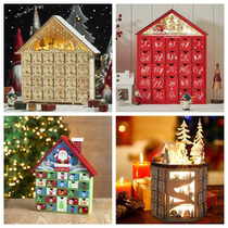 2025 Christmas Eve Christmas Countdown Calendar Blind Box 24 Days Gift Box Holiday Activities DIY Gift for Girlfriend