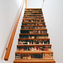 Stair stickers steps self-adhesive home full of creative non-slip wear-resistant corridor step wall stickers Wall living room decoration