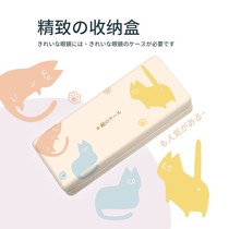 Glasses case high color value ins Harajuku personality anti-pressure and anti-drop portable creative sun glasses retro art